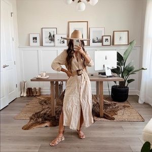 ZARA LINEN TUNIC DRESS 🔥